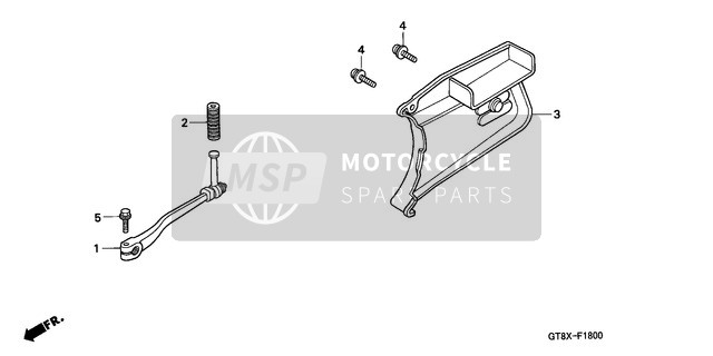 Pedaal/Trap Starter Arm